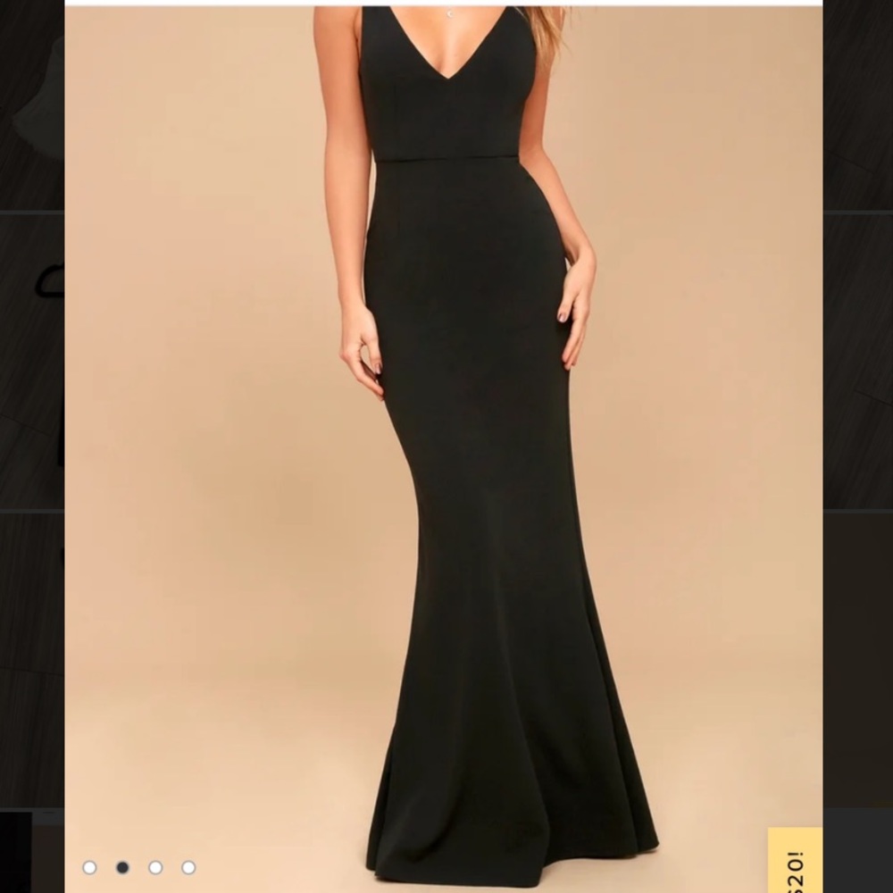 Formal black dress